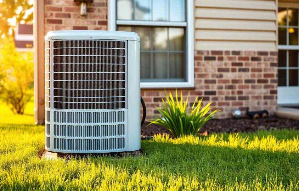 New residential air conditioner installation at a Missouri home
